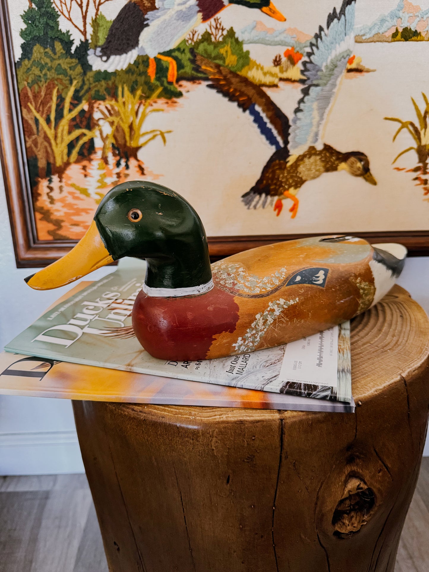 Vintage Drake Mallard Decoy