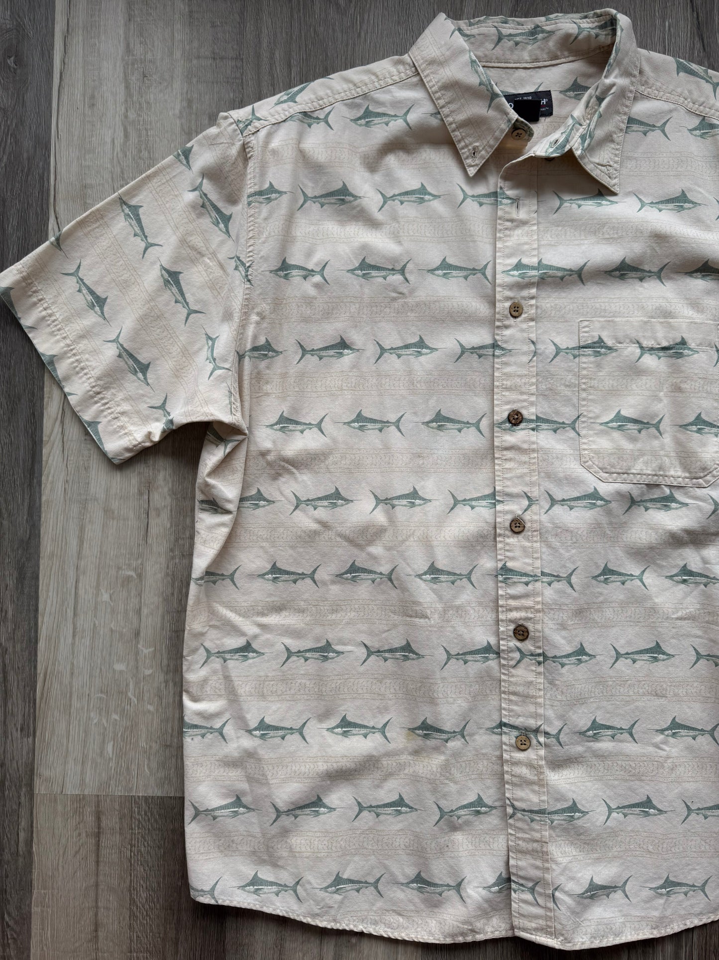 Billfish Button Up Short Sleeve