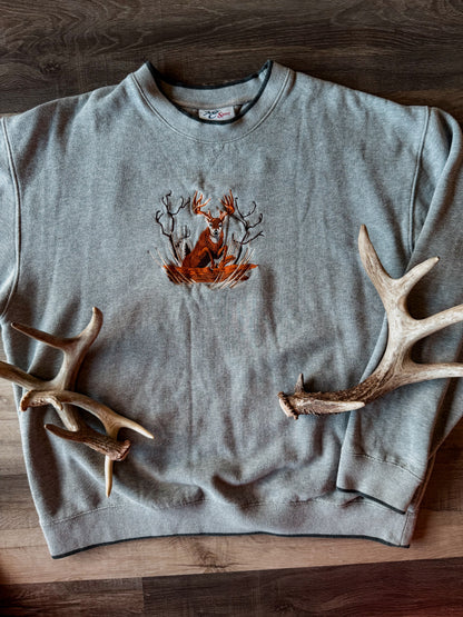 Embroidered Whitetail in the Woods [Fit: XXL]