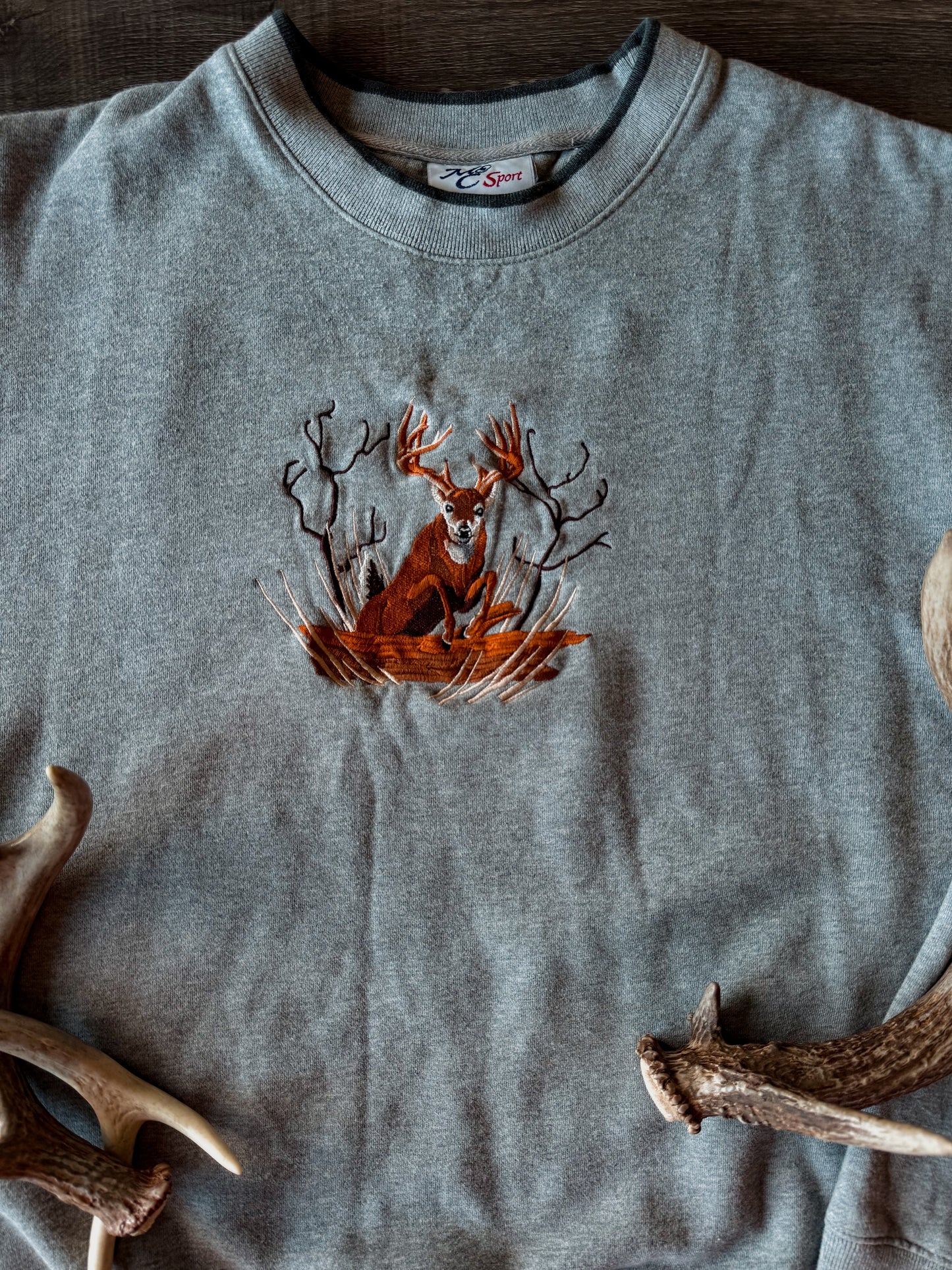 Embroidered Whitetail in the Woods [Fit: XXL]
