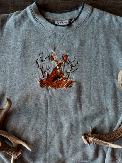 Embroidered Whitetail in the Woods [Fit: XXL]
