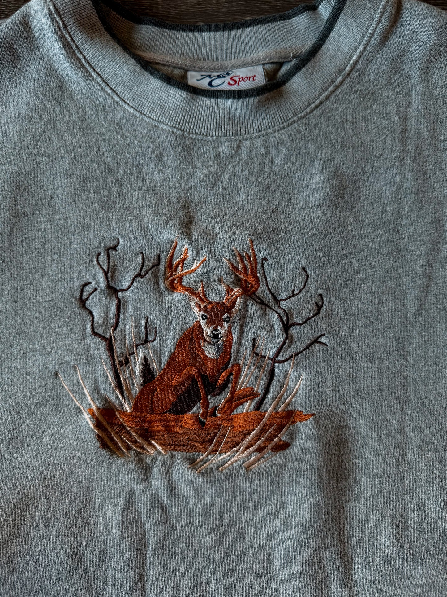 Embroidered Whitetail in the Woods [Fit: XXL]