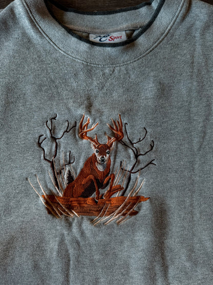 Embroidered Whitetail in the Woods [Fit: XXL]