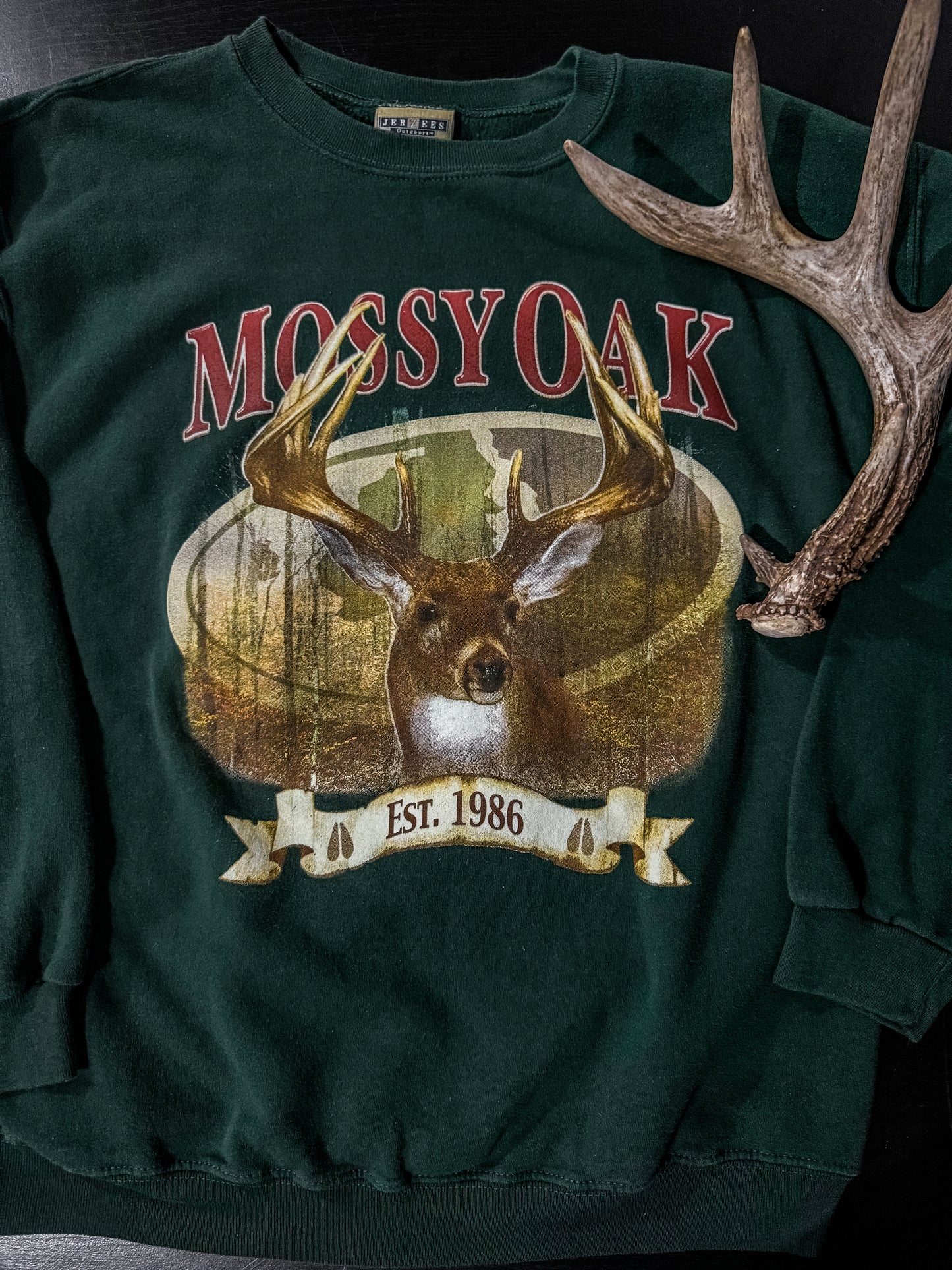 Mossy Oak Crewneck Forest Green