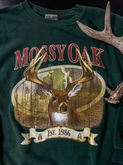 Mossy Oak Crewneck Forest Green