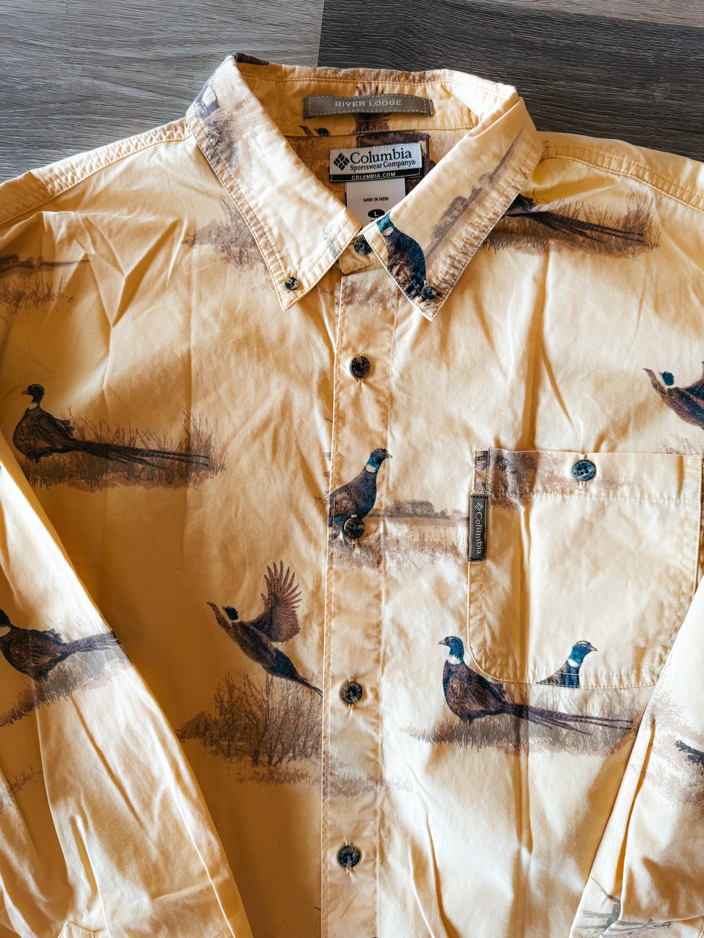 Upland Pheasant River Lodge Button Up