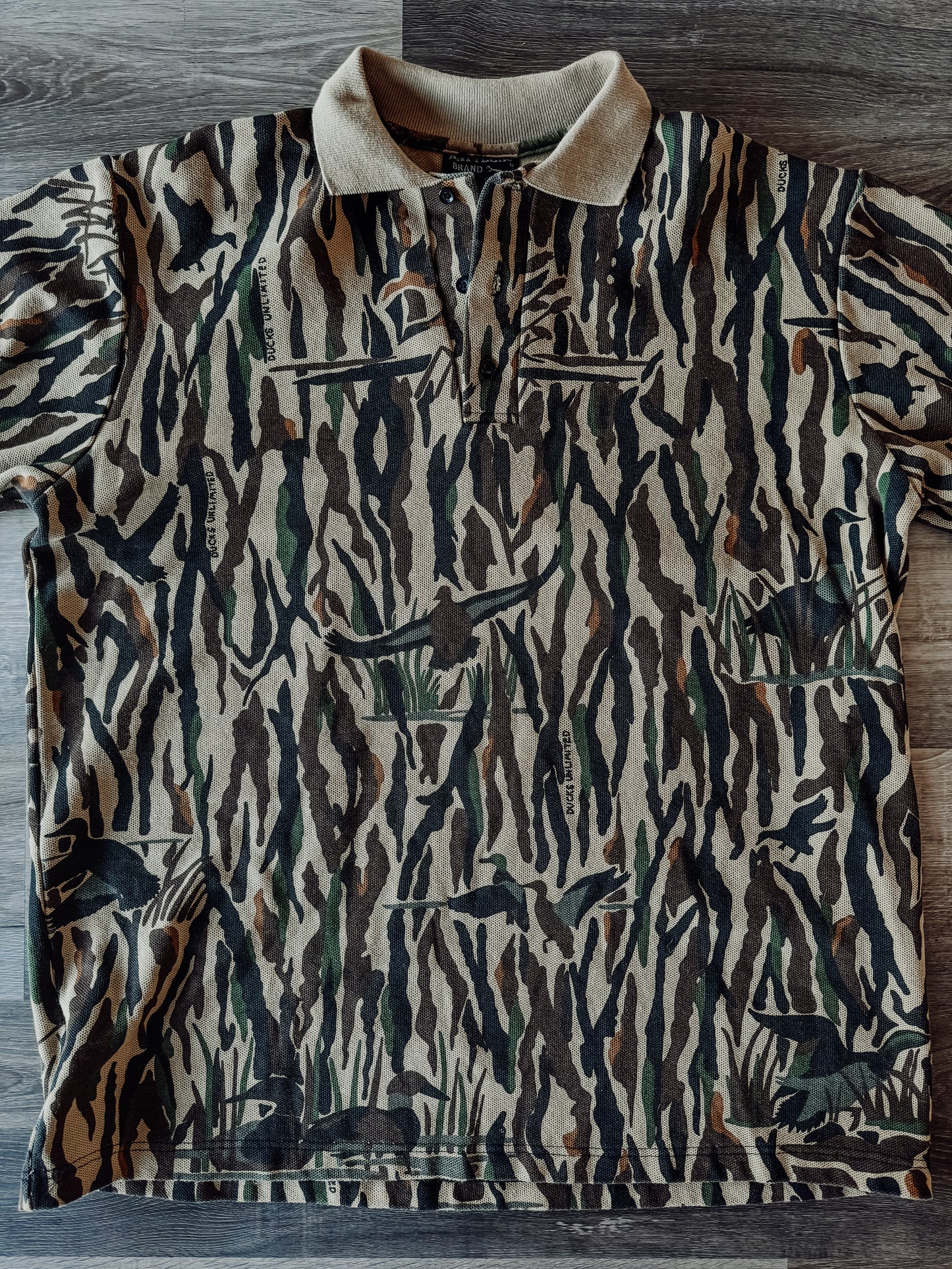 Ducks Unlimited Golf Tee - Retro Camo