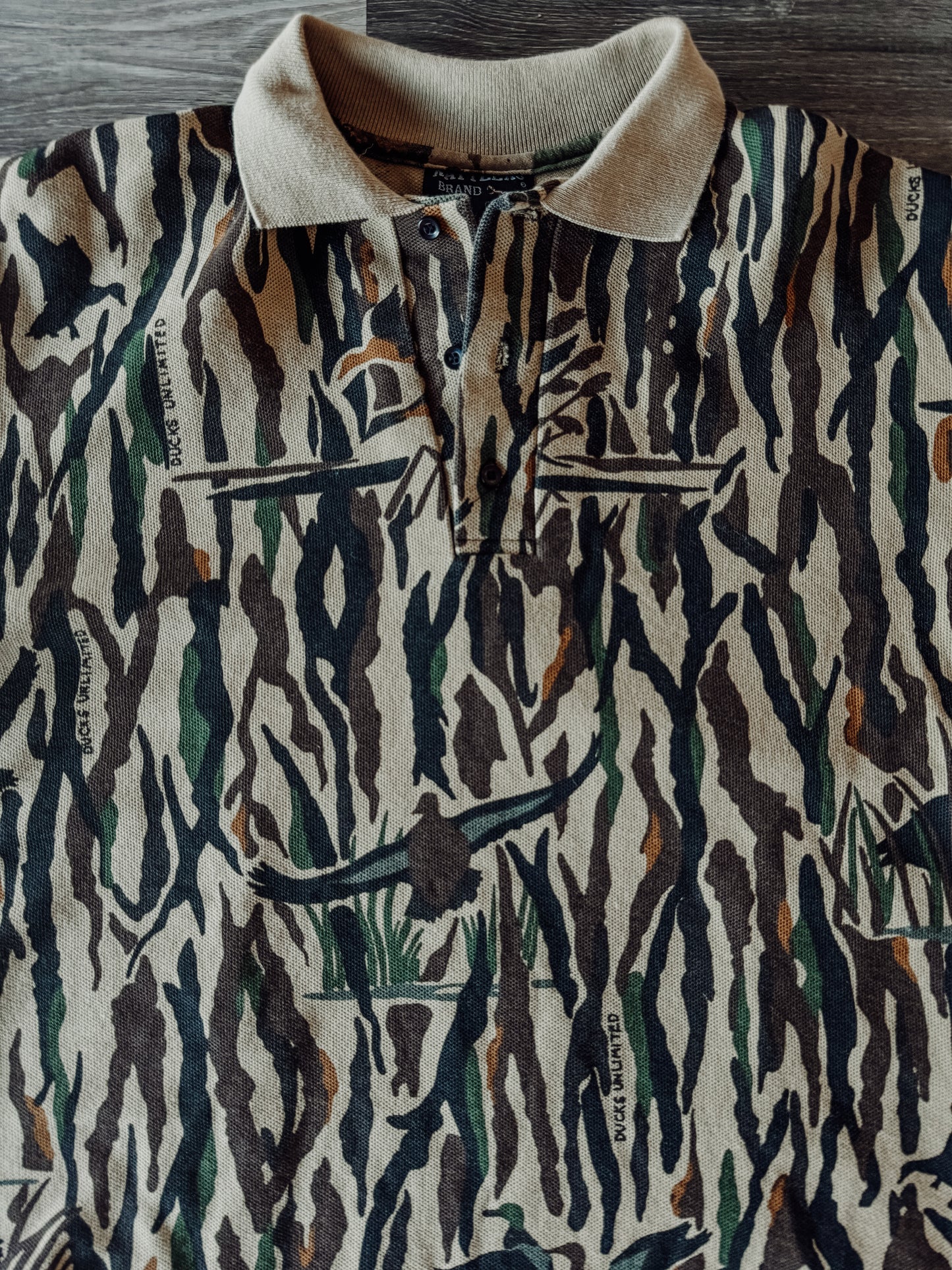 Ducks Unlimited Golf Tee - Retro Camo