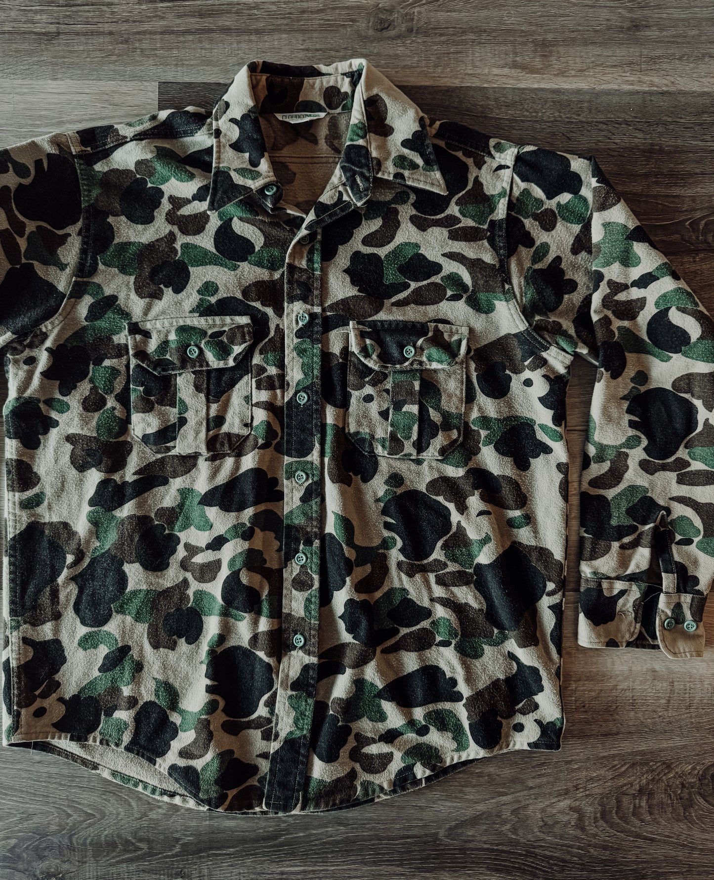 Old School Camo Light Weight Shacket