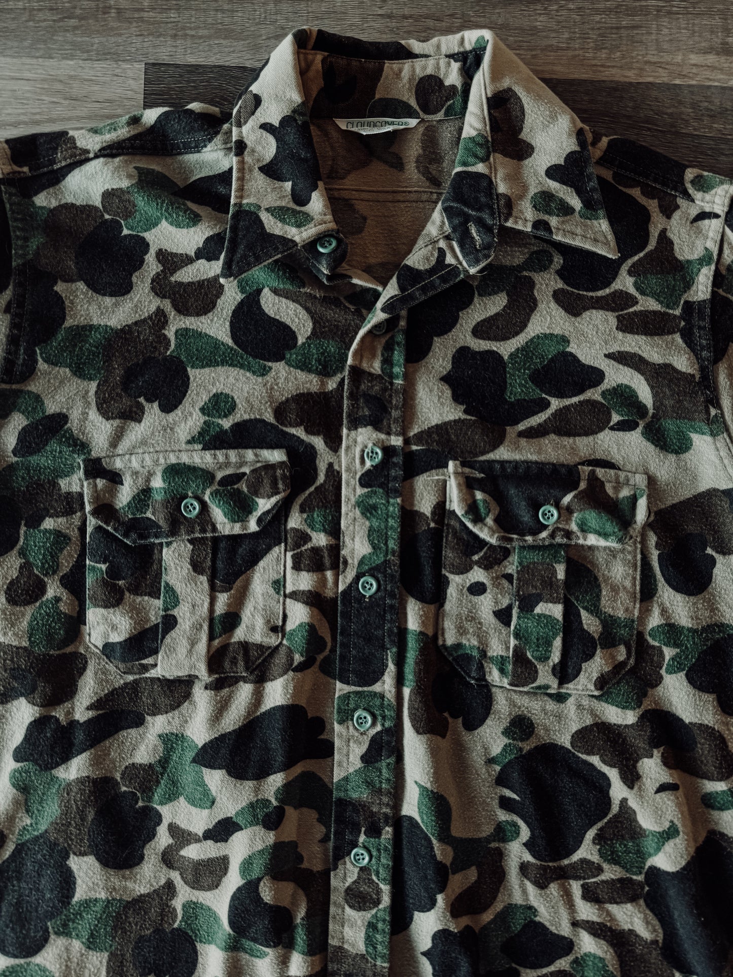 Old School Camo Light Weight Shacket