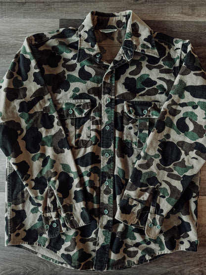 Old School Camo Light Weight Shacket