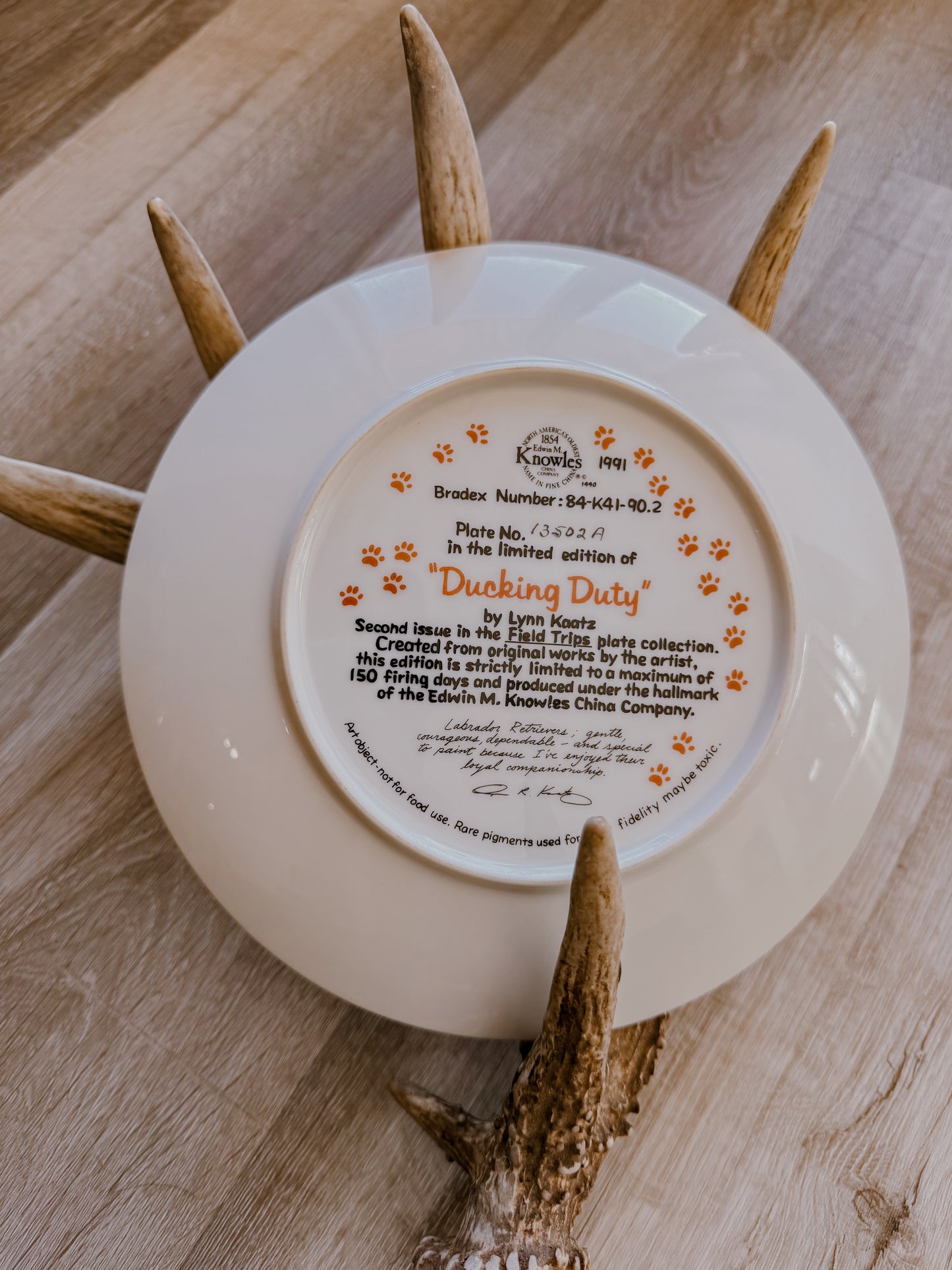 Limited Edition Wildlife Plate Set