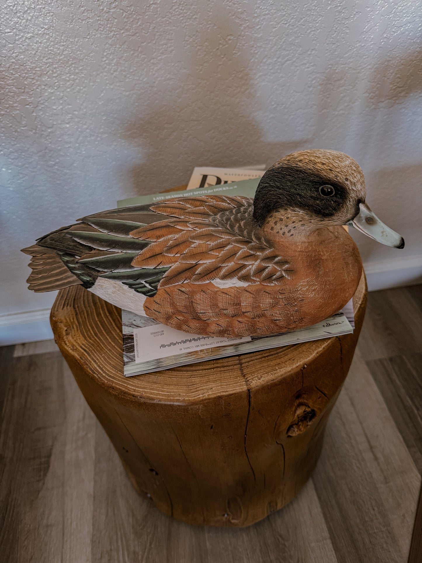 Drake Wigeon Life Size Decor Figurine