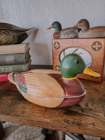 Drake Mallard Ceramic Trinket Box