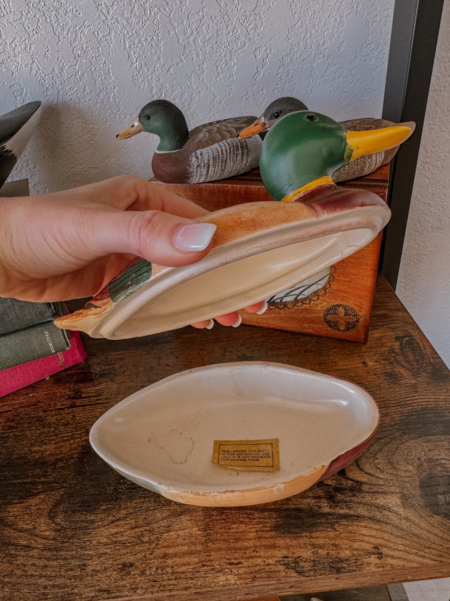 Drake Mallard Ceramic Trinket Box