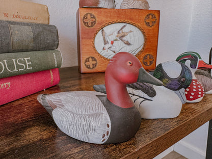 Hand Painted Duck Figurine Set