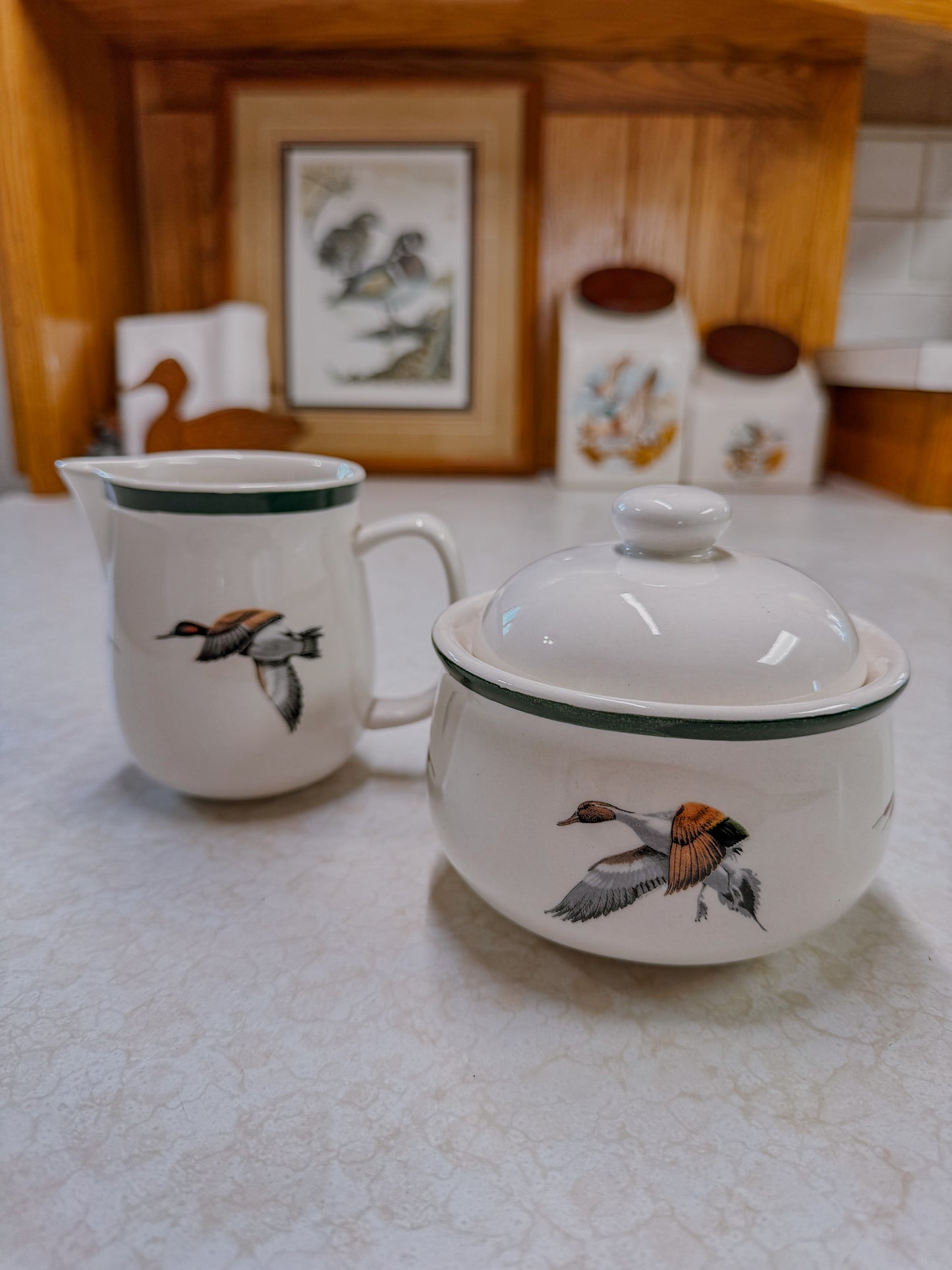 Mallard Duck Coffee Bar Set