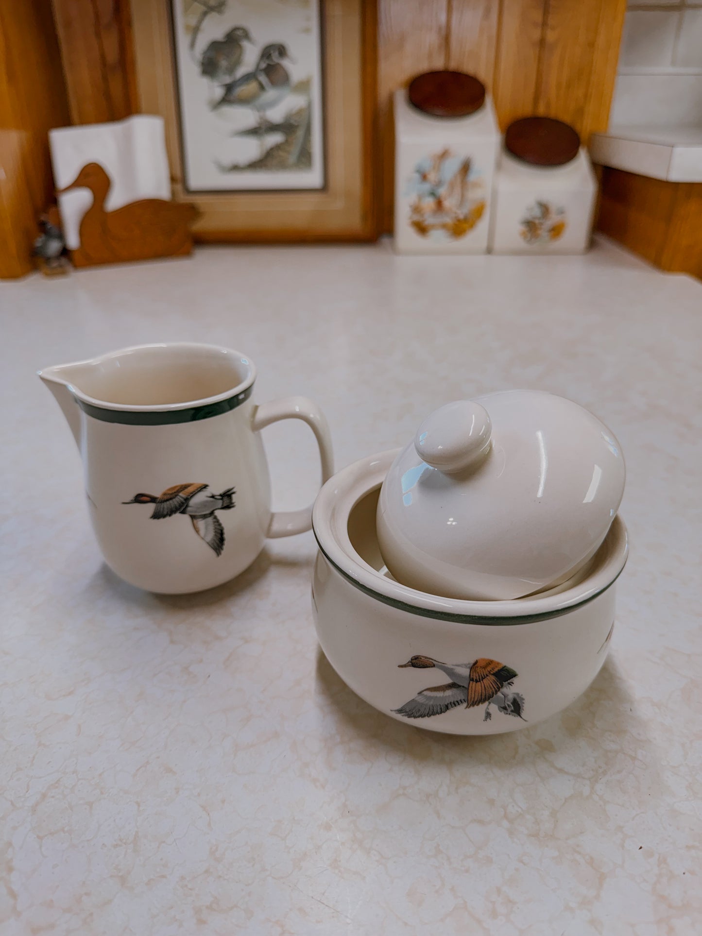 Mallard Duck Coffee Bar Set