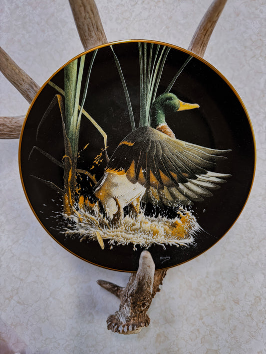 Rising Mallard Limited Edition Collector Plate by Tommy Humphrey