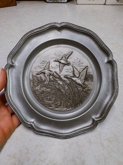 Vintage German Waterfowl Wall Plate