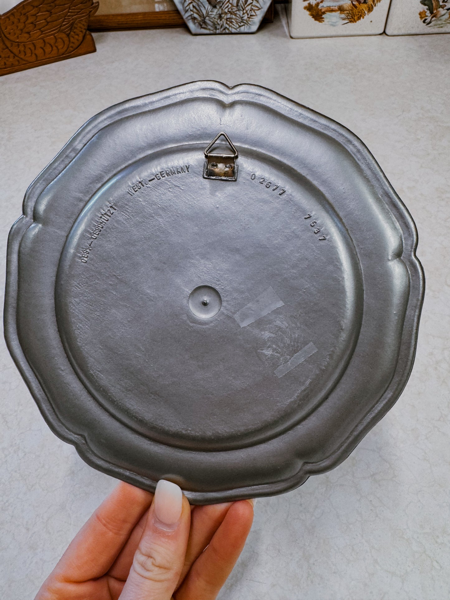 Vintage German Waterfowl Wall Plate