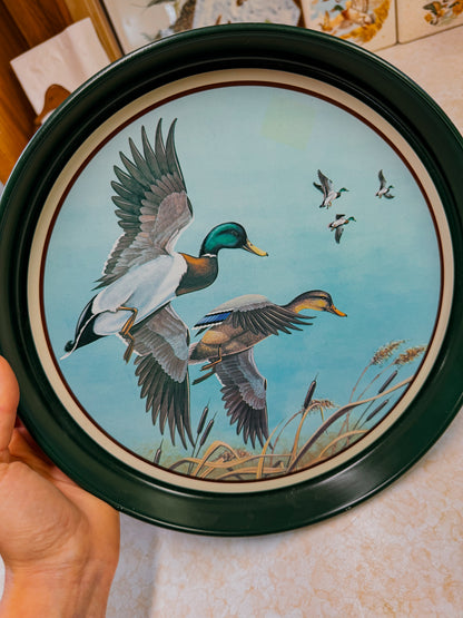 Vintage Mallard Barware Set with Serving Tray