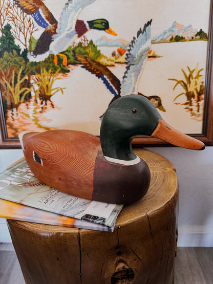 Vintage Jennings Mallard Decoy