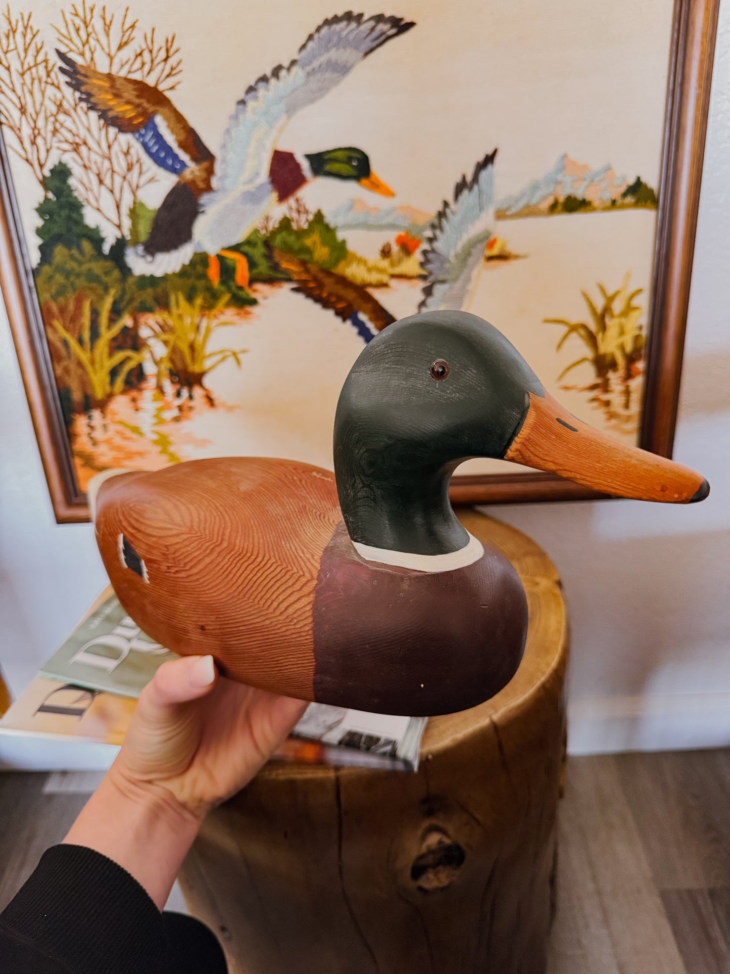 Vintage Jennings Mallard Decoy
