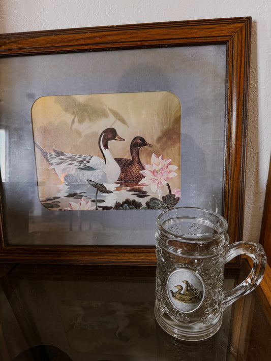Pintail Waterfowl Art and Glass Stein Bundle