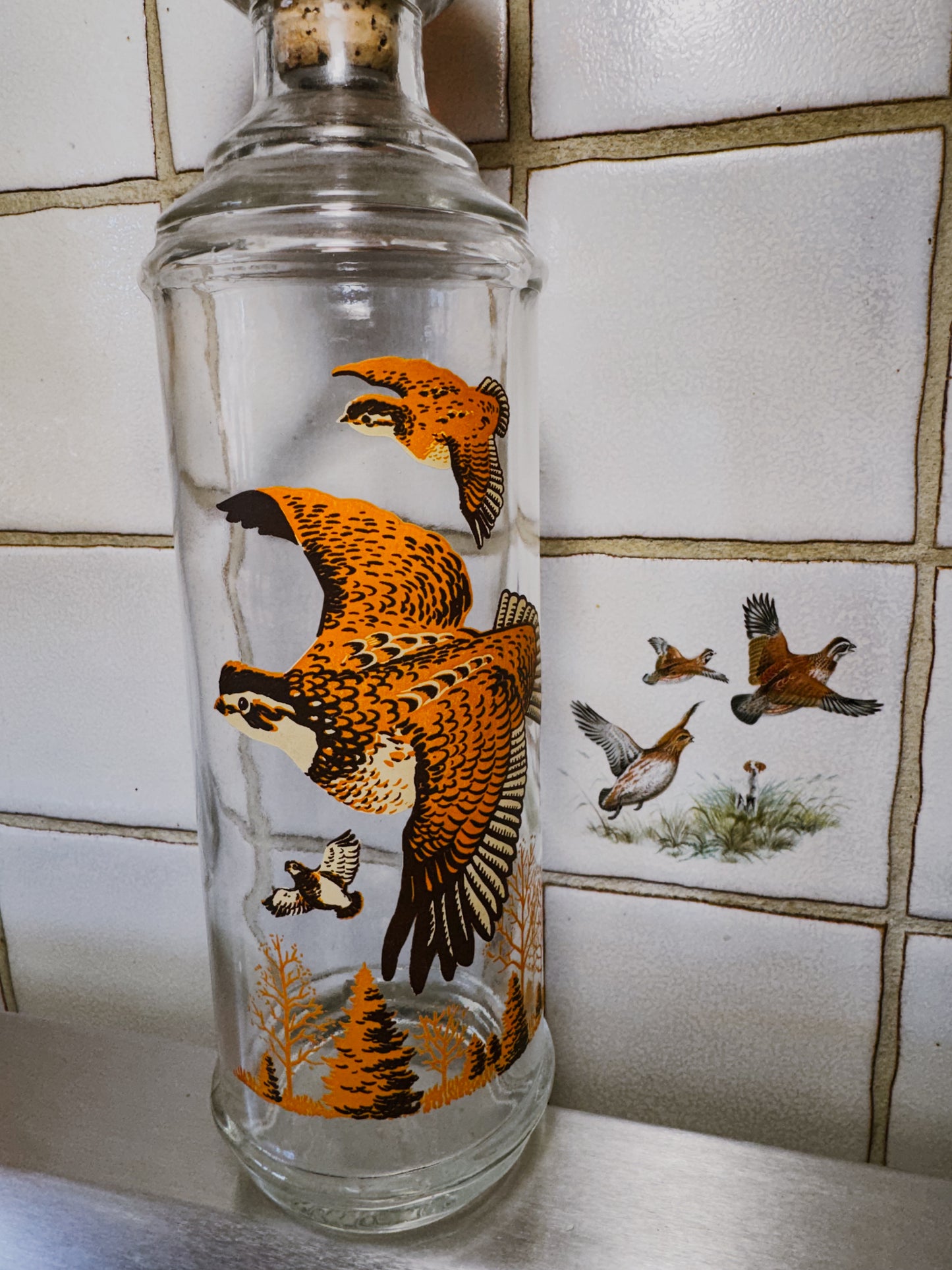 Vintage Upland Glass Decanter