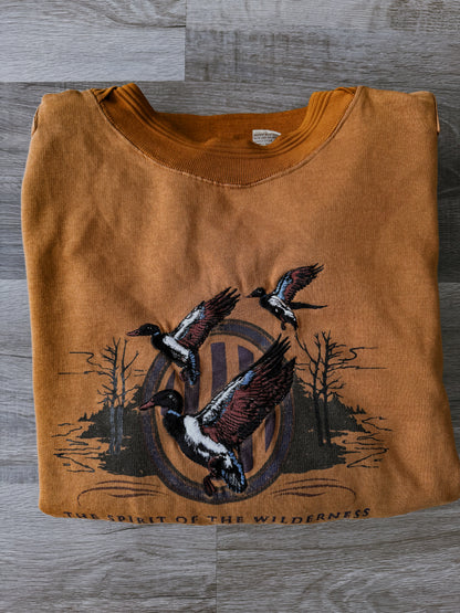 The Spirit of the Wilderness Mallard Marsh Crewneck [Fit: Large]