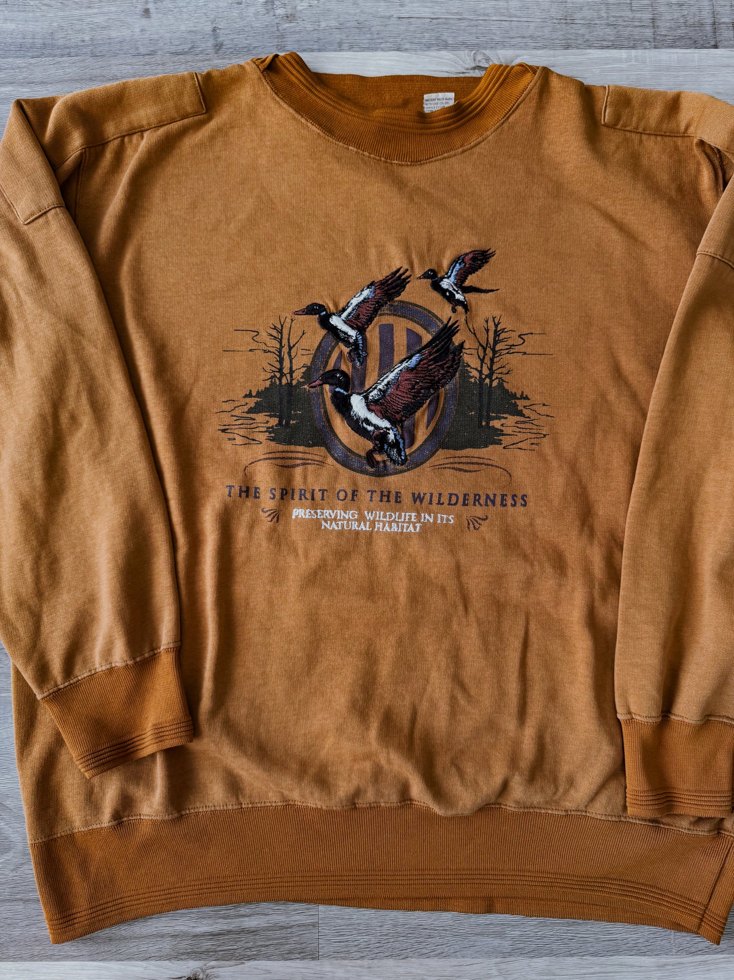 The Spirit of the Wilderness Mallard Marsh Crewneck [Fit: Large]