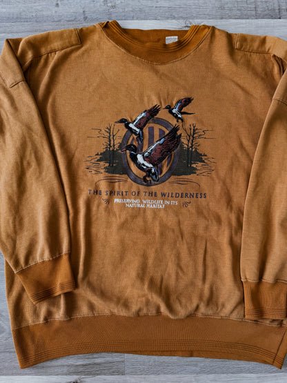 The Spirit of the Wilderness Mallard Marsh Crewneck [Fit: Large]