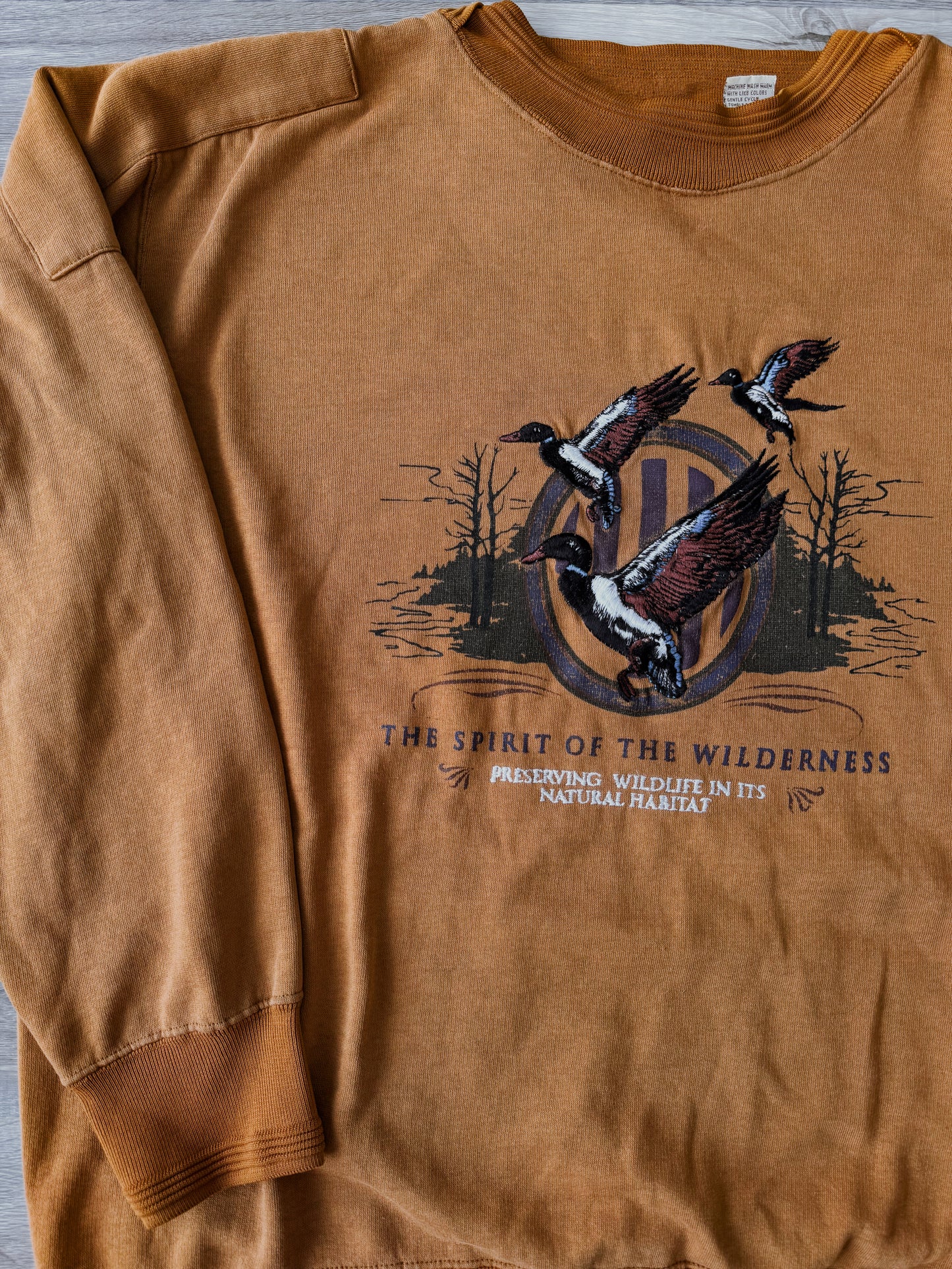 The Spirit of the Wilderness Mallard Marsh Crewneck [Fit: Large]