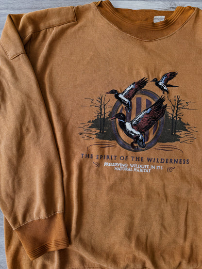The Spirit of the Wilderness Mallard Marsh Crewneck [Fit: Large]