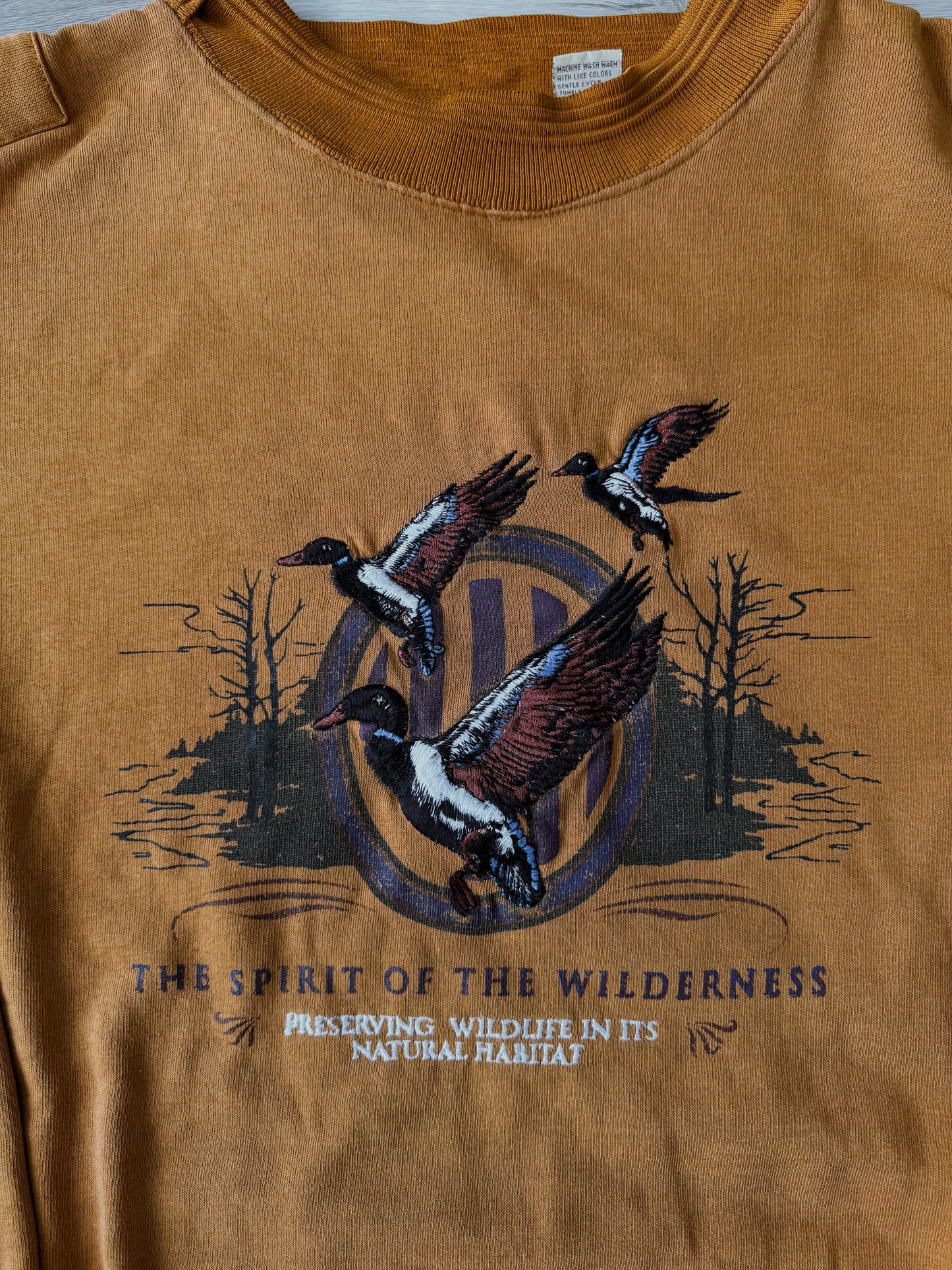 The Spirit of the Wilderness Mallard Marsh Crewneck [Fit: Large]