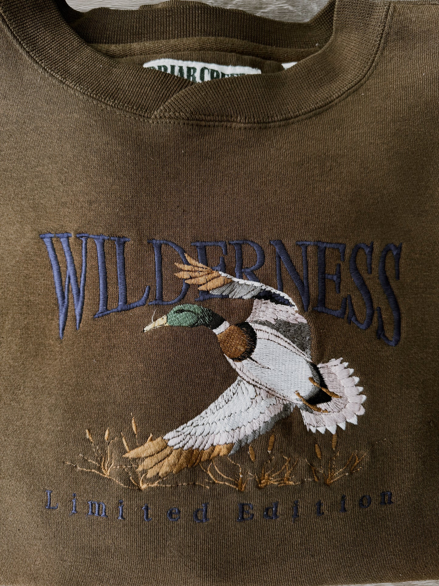 Rich Chocolate Mallard Wilderness Limited Edition Crewneck [Fit: Large]