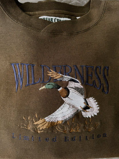Rich Chocolate Mallard Wilderness Limited Edition Crewneck [Fit: Large]