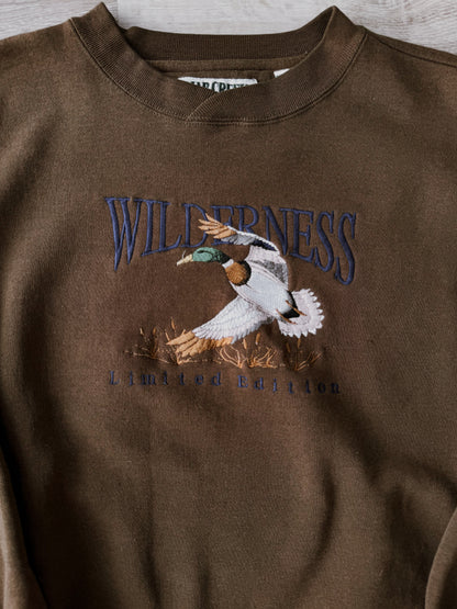 Rich Chocolate Mallard Wilderness Limited Edition Crewneck [Fit: Large]