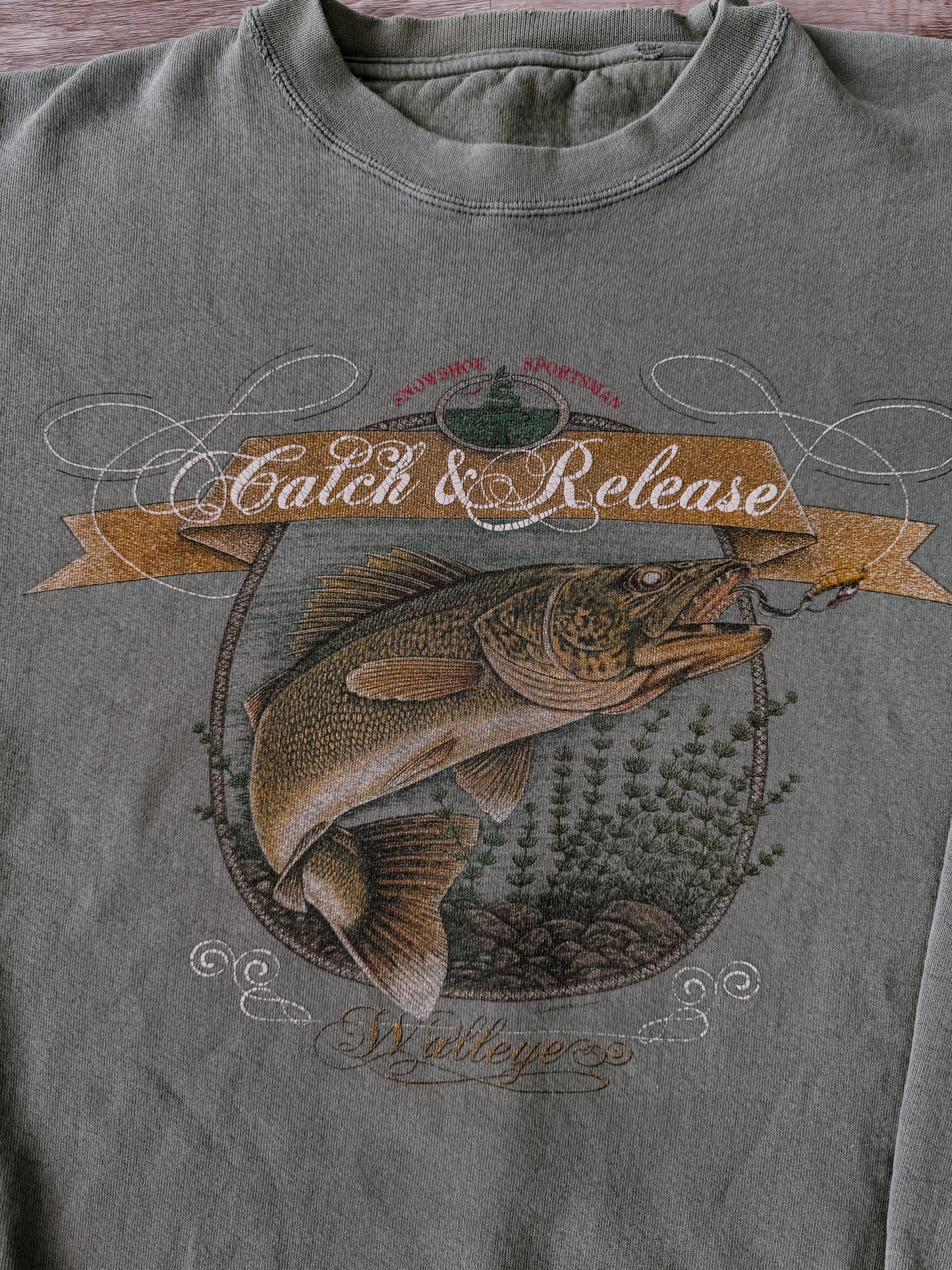 Catch and Release Walleye Crewneck [Fit: Large]