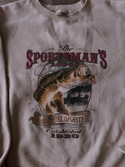 Sportsman’s Lodge Fieldmaster Bass Fishing Crewneck [Fit: XLarge]