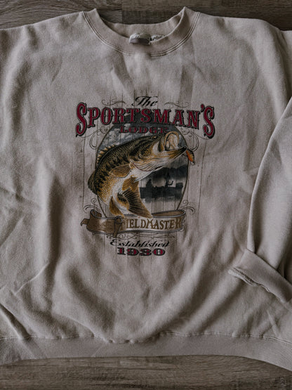 Sportsman’s Lodge Fieldmaster Bass Fishing Crewneck [Fit: XLarge]