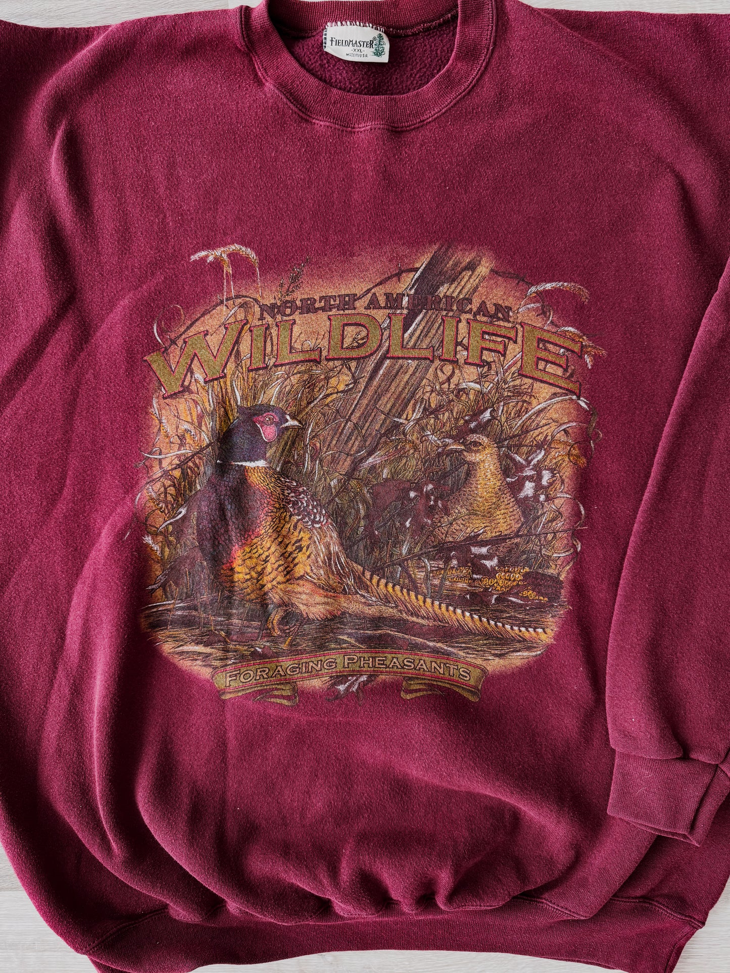 North American Wildlife Pheasant Crewneck [Fit: XXLarge]