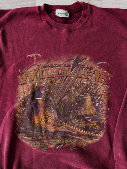 North American Wildlife Pheasant Crewneck [Fit: XXLarge]